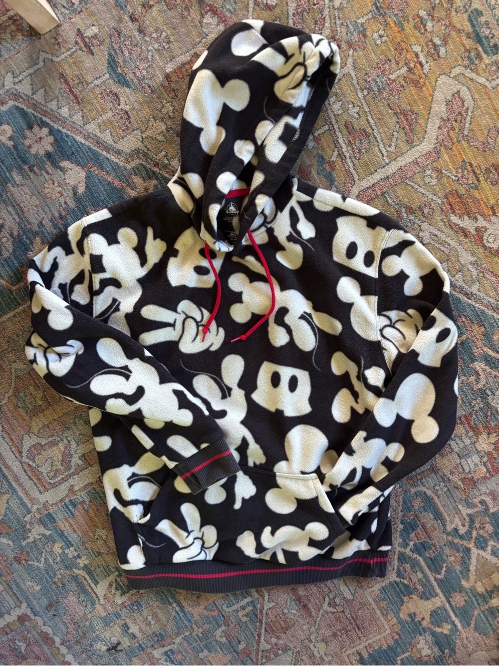 Disney Mickey Mouse All-Over Print Fleece Hoodie